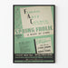 Plakat Wiosenny Festyn Federal Arts Council