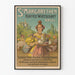 Plakat vintage St Margarethen Kaffee-Wirtschaft, dekoracja ścienna kawiarnia Bazylea