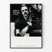 Plakat vintage Steve Young Folk Singer w czerni i bieli