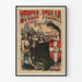 Plakat Vintage Storia d'Italia do dekoracji ściennych dla dzieci