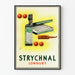 Plakat vintage Strychnal Longuet do dekoracji ściennej