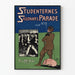 Plakat vintage Parada studentów Skudaars 1912 - Retro dekoracja ścienna