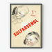 Vintage plakat Sulfarsénol z rysunkiem - Retro dekoracja ścienna