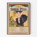 Plakat Vintage Sunday Press Filadelfia 1896