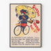 Plakat vintage Sunday World z 5 maja na temat roweru