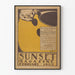 Plakat vintage Sunset Magazine luty 1902 dekoracja ścienna