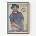 Plakat vintage dekoracyjny „Sure! We'll Finish the Job” do dekoracji ścian