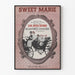 Plakat vintage Sweet Marie dekoracja ścienna retro