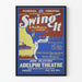 Plakat Vintage Swing It - Komediodramat muzyczny teatralny