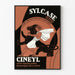 Plakat reklamowy vintage Sylcase Cinéyl - Retro dekoracja ścienna Artem Legrand