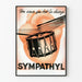 Plakat vintage Sympathyl serce bijące i bęben