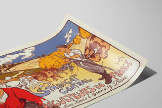 Plakat vintage Centralny Związek Rolników Francji — widok dzieła