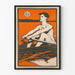 Plakat vintage Uniwersytet Syracuse Wioślarstwo 1905