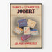 Plakat vintage reklama tytoniu i papierosów Jobert