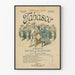 Plakat vintage operowe burleskowe Tabasco dekoracja ścienna