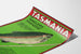 Plakat Vintage Tasmania Raj dla wędkarzy – Dekoracja ścienna wędkarska i przyrodnicza