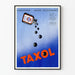 Plakat vintage Taxol - Plakat reklamowy do dekoracji ścian medycznych