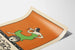 Plakat teatralny miniaturowy dekoracyjny vintage