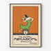 Plakat teatralny miniaturowy dekoracyjny vintage