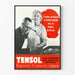Plakat retro medyczny vintage Tensol Nadciśnienie kobiece