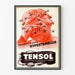 Plakat vintage reklama medyczna Tensol na nadciśnienie