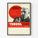 Plakat vintage TENSOL regulujący ciśnienie krwi