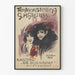 Plakat wystawowy vintage G.H. Grauss - Kunstzaal De Bijenkorf Amsterdam 1918