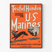 Plakat vintage Teufel Hunden U.S. Marines dekoracja ścienna