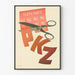 Plakat vintage Textil-Karte PKZ do dekoracji ściennych