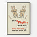 Plakat vintage uświadamiający 'To była Phyllis... to było!'
