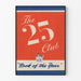 Plakat vintage The 25 Club Book of the Year