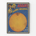 Plakat Vintage The Abbins Globe Infernal Moto Monet & Coyon