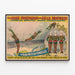Plakat vintage cyrk Adam Forepaugh i Sells Brothers - Gimnastycy akrobaci — oprawiony obraz na ścianie