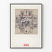 Plakat vintage The Alamo City Run 1984 - Sportowa dekoracja ścienna