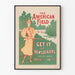 Plakat vintage The American Field - Retro dekoracja ścienna myślistwo i natura