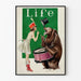 Plakat vintage Naszywka Batterie i Majorette