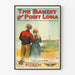 Plakat vintage 'The Bandit of Point Loma' western amerykański