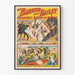 Plakat vintage Barnum i Bailey Największe Show na Ziemi - Retro dekoracja ścienna