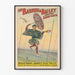 Plakat vintage Cyrk Barnum & Bailey - Japoński akrobata na linie