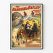 Plakat vintage The Barnum & Bailey z szympansem Charles I.
