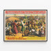 Plakat vintage Barnum & Bailey The Mahdi Victoria Cross — oprawiony obraz na ścianie
