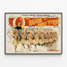 Plakat Vintage The Belle of New York - Dekoracja Ścienna Retro — oprawiony obraz na ścianie