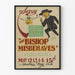 Plakat Vintage The Bishop Misbehaves do dekoracji ściennych