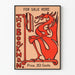 Plakat Vintage The Bookman do dekoracji ściennych