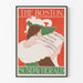 Plakat vintage The Boston Sunday Herald dekoracja ścienna