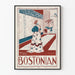 Plakat vintage The Bostonian Easter do dekoracji ściennej