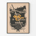 Vintage plakat The Bow of Orange Ribbon dekoracja ścienna
