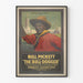 Plakat vintage Bill Pickett The Bull-Dogger