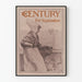 Plakat vintage The Century na wrzesień - Retro dekoracja ścienna