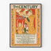 Plakat vintage The Century na Święta Bożego Narodzenia - Dekoracja ścienna na świąteczny czas